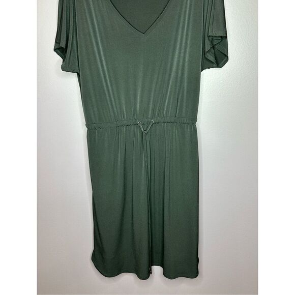 Soma Weekend Black Drawstring Waist Dress Size Medium - Picture 3 of 7